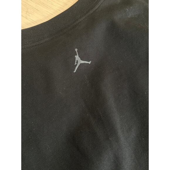 Jordan Super Crop Long - Sleeve Graphic Black T-Shirt - Size S - Picture 8 of 8